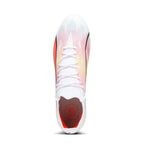 Puma Men's Ultra Ultimate Soccer Cleats FG/AG-White-Black-Fire Orchid