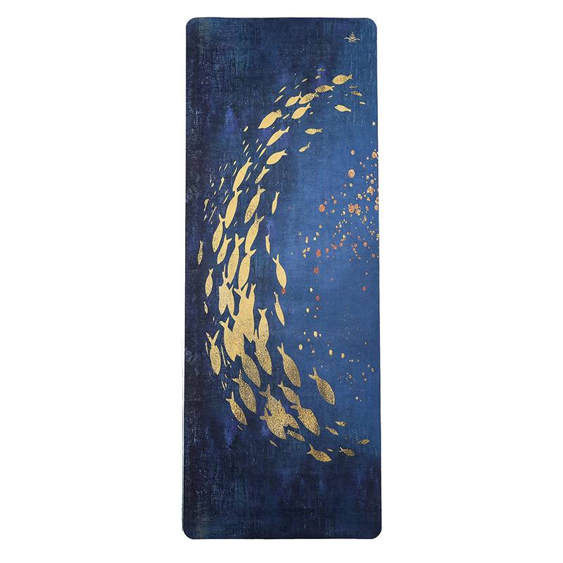 Van gaali rubber suede thickened yoga mat