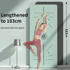 TPE Two-color Yoga Mat Thickened Non-slip