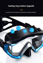 Three-sided Panoramic Diving Mask HD Nose Care Swimming Equipment