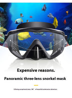 Three-sided Panoramic Diving Mask HD Nose Care Swimming Equipment