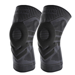 Anti-slip Silicone Spring Support Shock Absorption Outdoor Basketball Leggings And Knee Pads