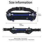 Running Belt With Water Bottles,Hydration Belt For Men And Women,Running Hydration Belt,Marathon Triathlon Running Essentials （Black）