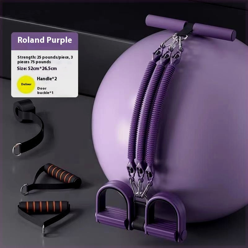 Pedal Chest Expander Anti-break Four-strand Pulling Rope Practice