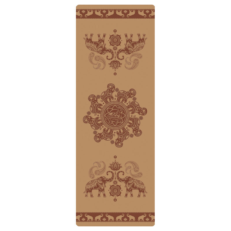 Rubber Yoga Mat Sweat-absorbent Non-slip