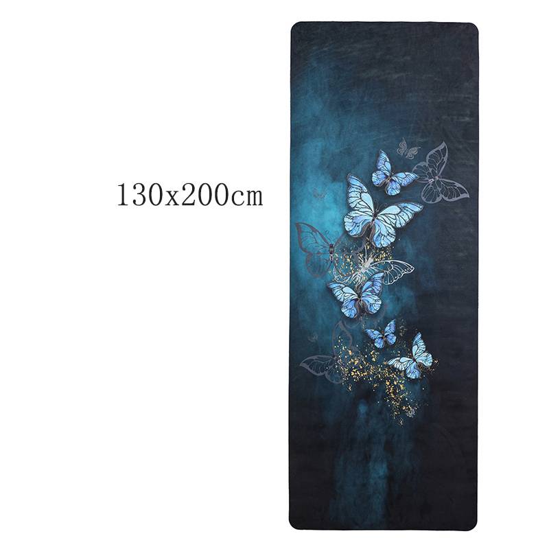Van gaali rubber suede thickened yoga mat
