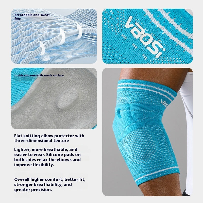 Outdoor Sports Fitness Silicone Anti-collision Elbow Pads