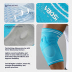 Outdoor Sports Fitness Silicone Anti-collision Elbow Pads