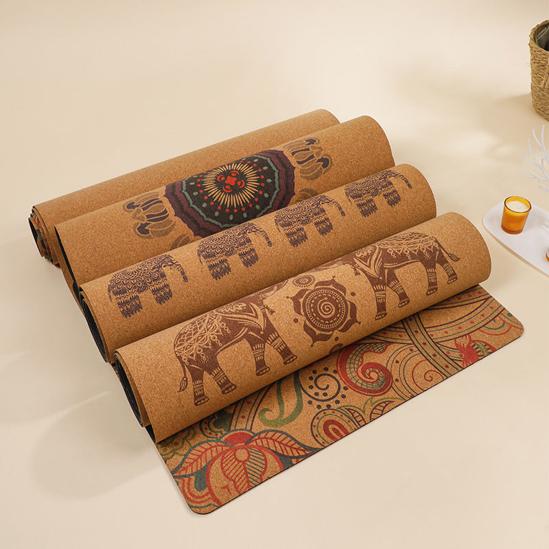 Rubber Yoga Mat Sweat-absorbent Non-slip