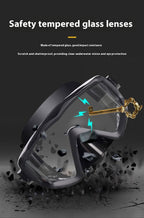 Three-sided Panoramic Diving Mask HD Nose Care Swimming Equipment