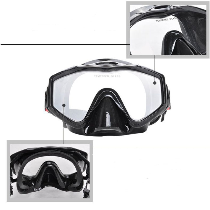 Goggles anti-fog camouflage new deep dive goggles snorkeling three treasure suit