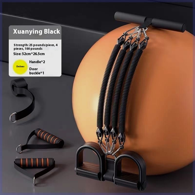 Pedal Chest Expander Anti-break Four-strand Pulling Rope Practice