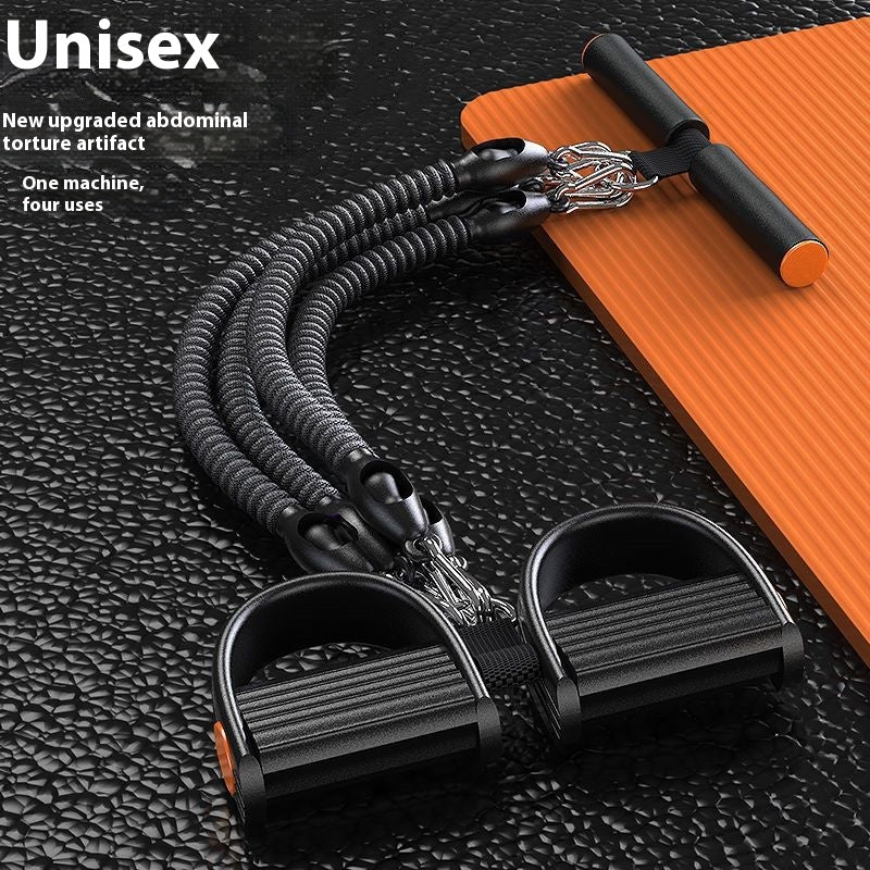 Pedal Chest Expander Anti-break Four-strand Pulling Rope Practice