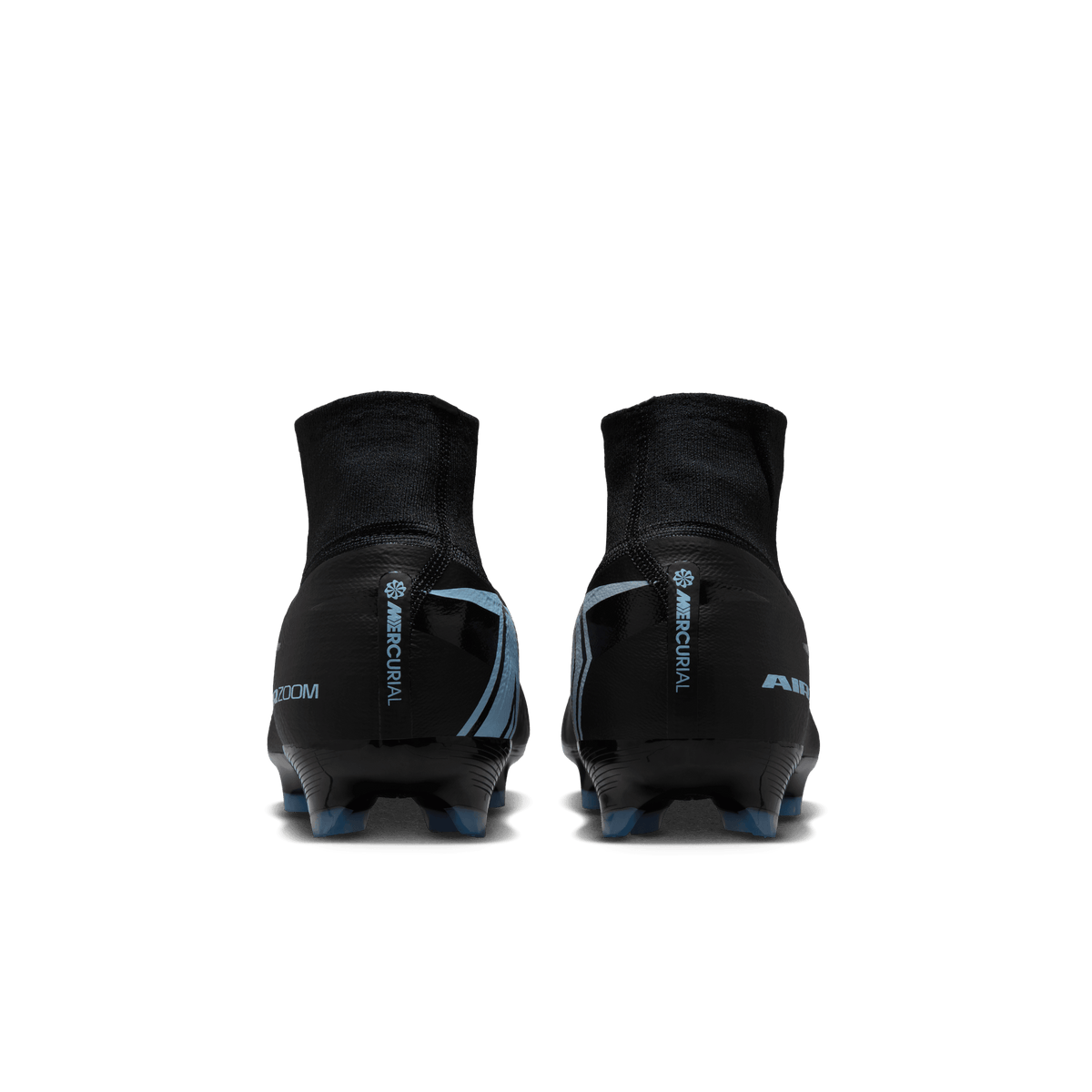 Nike Mercurial Superfly 10 Pro FG High-Top Soccer Cleats-Black/ice Blue