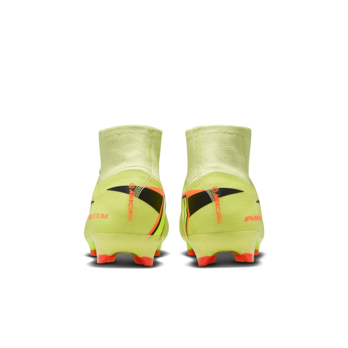 Nike Youth Mercurial Superfly 10 Pro FG High-Top Soccer Cleats-Limelight/volt-hyper Crimson
