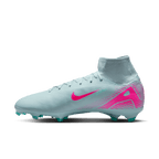 Nike Mercurial Superfly 10 Pro FG High-Top Soccer Cleats-Ocean Cube/Pink Blast