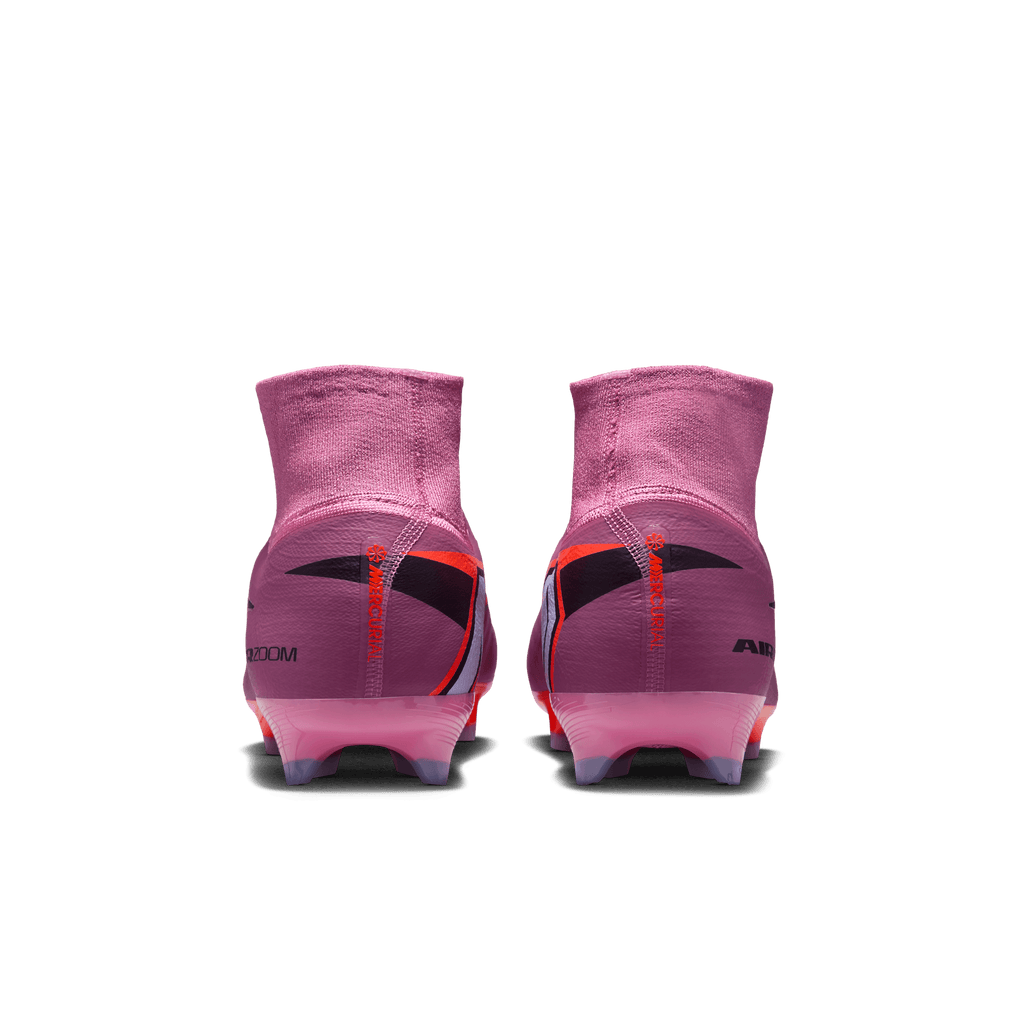 Nike Mercurial Superfly 10 Pro FG High-Top Soccer Cleats-Magic Flamingo/black/total Crimson