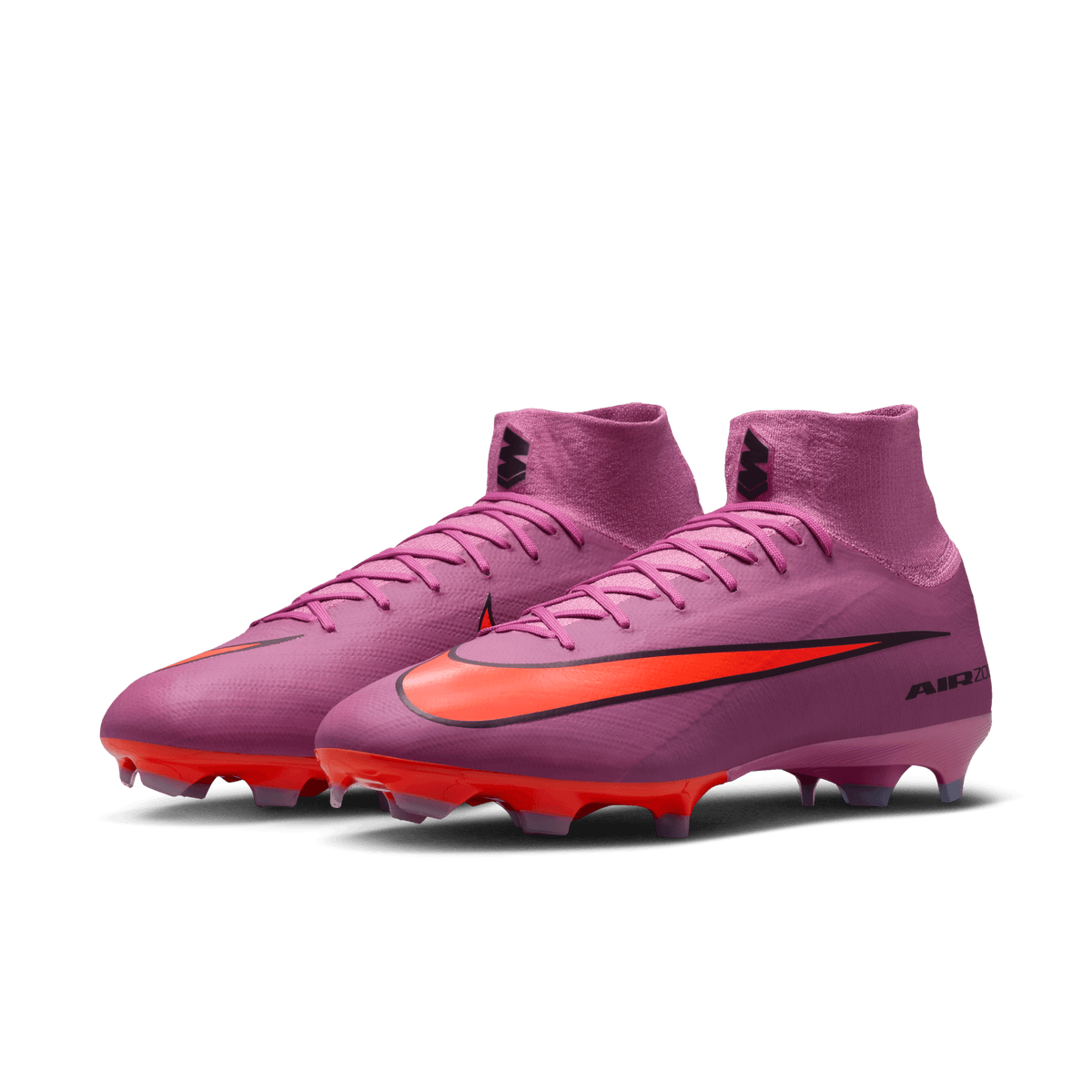 Nike Mercurial Superfly 10 Pro FG High-Top Soccer Cleats-Magic Flamingo/black/total Crimson