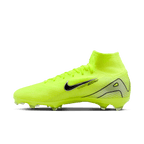 Nike Mercurial Superfly 10 Pro FG High-Top Soccer Cleats-Volt/Black
