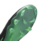 Nike Phantom 6 Low Elite Firm-Ground Soccer Cleats- Black/illusion Green-black