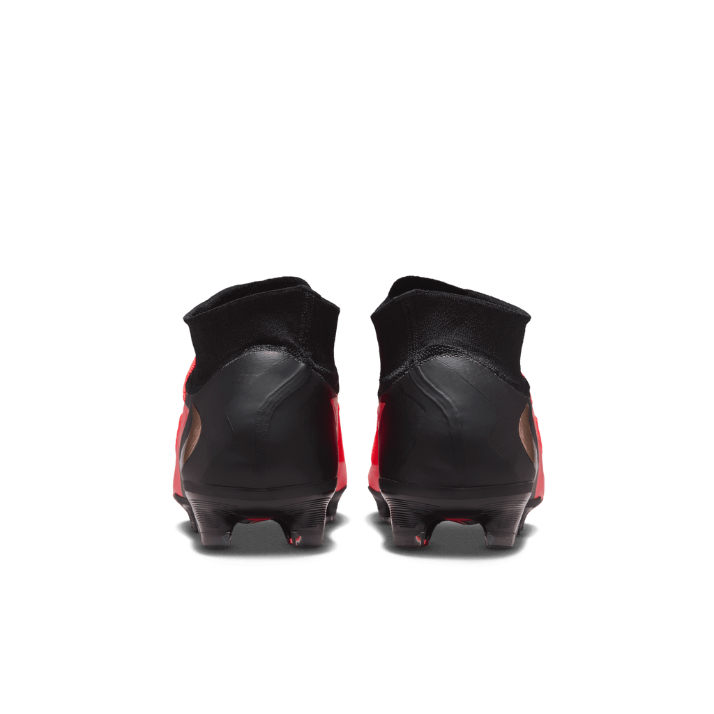 Nike Phantom 6 High Pro Firm-Ground Soccer Cleats-BRIGHT CRIMSON/BLUR-BLACK