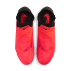 Nike Phantom 6 High Pro Firm-Ground Soccer Cleats-BRIGHT CRIMSON/BLUR-BLACK