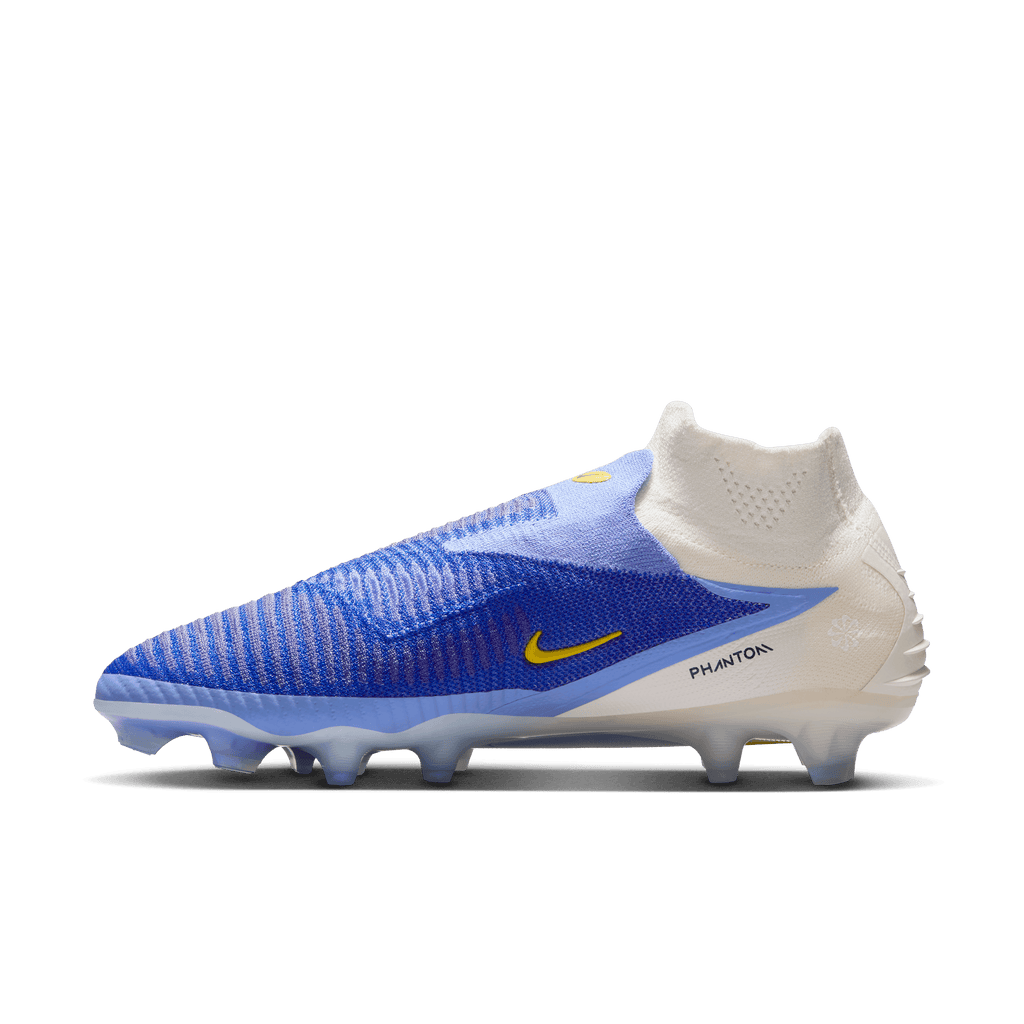 Nike Phantom 6 High Elite Firm-Ground Soccer Cleats-RACER BLUE/DARK OBSIDIAN