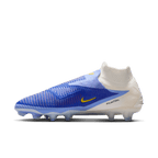 Nike Phantom 6 High Elite Firm-Ground Soccer Cleats-RACER BLUE/DARK OBSIDIAN