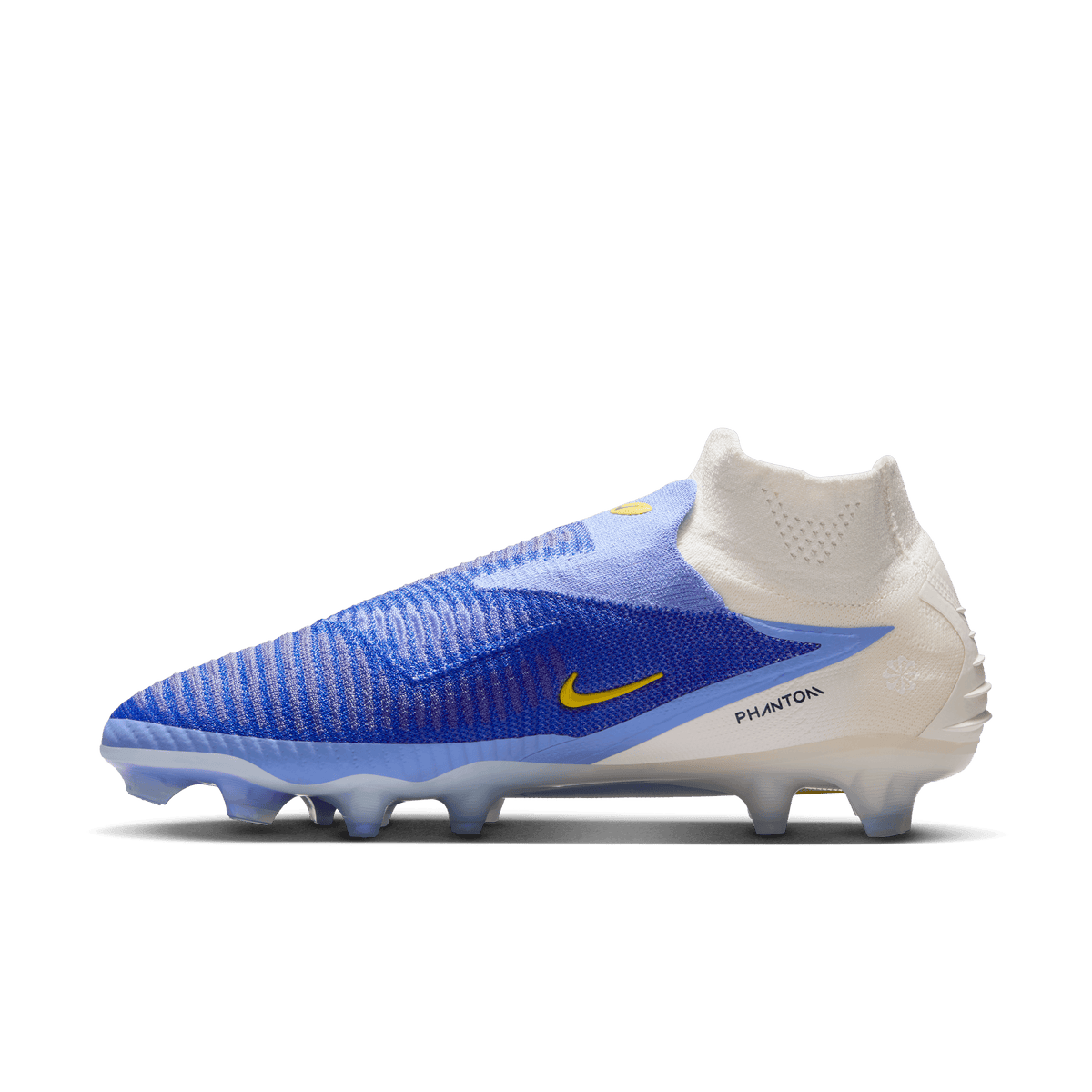 Nike Phantom 6 High Elite Firm-Ground Soccer Cleats-RACER BLUE/DARK OBSIDIAN
