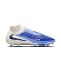 Nike Phantom 6 High Elite Firm-Ground Soccer Cleats-RACER BLUE/DARK OBSIDIAN