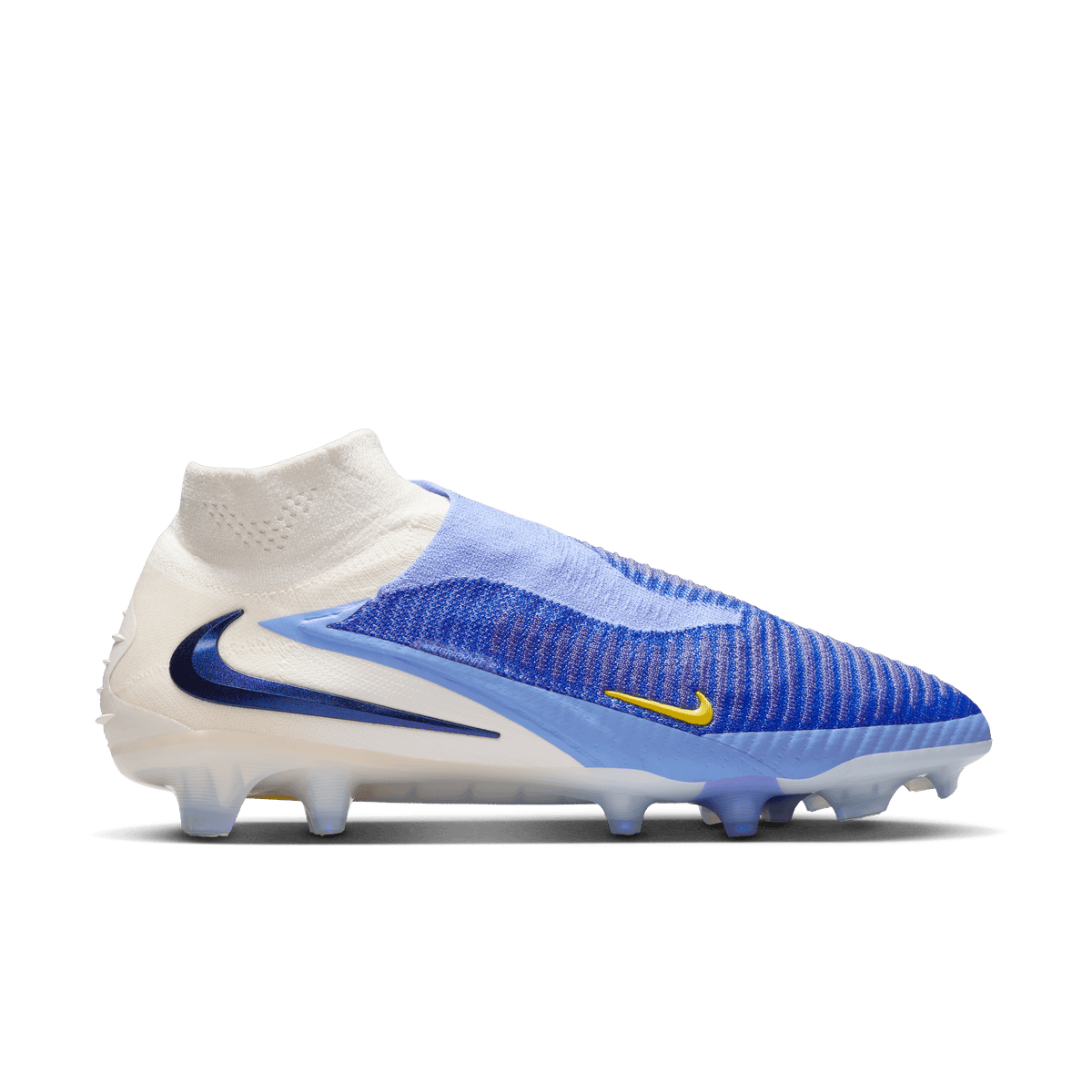 Nike Phantom 6 High Elite Firm-Ground Soccer Cleats-RACER BLUE/DARK OBSIDIAN