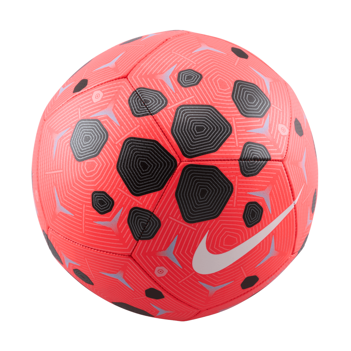 Nike Pitch Soccer Ball- Bright Crimson/black/white