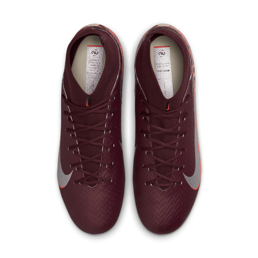 Nike United Mercurial Superfly 10 Academy-Burgundy /Red/Metallic Silver