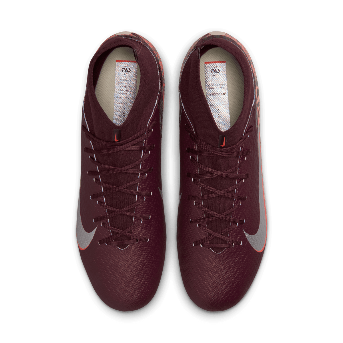 Nike United Mercurial Superfly 10 Academy-Burgundy /Red/Metallic Silver