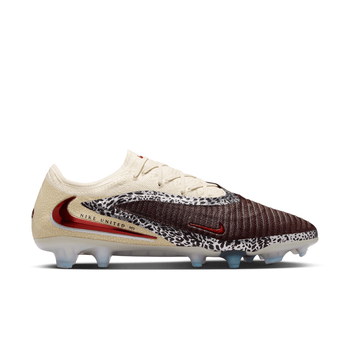 Nike United Phantom 6 Low Elite FG-Burgundy Crush/university Red-fossil