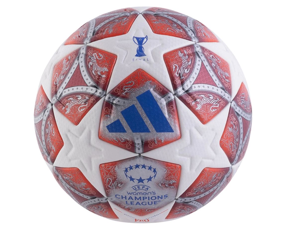 Adidas UEFA Women's Champions League Pro Soccer Ball 2026 - White/Red
