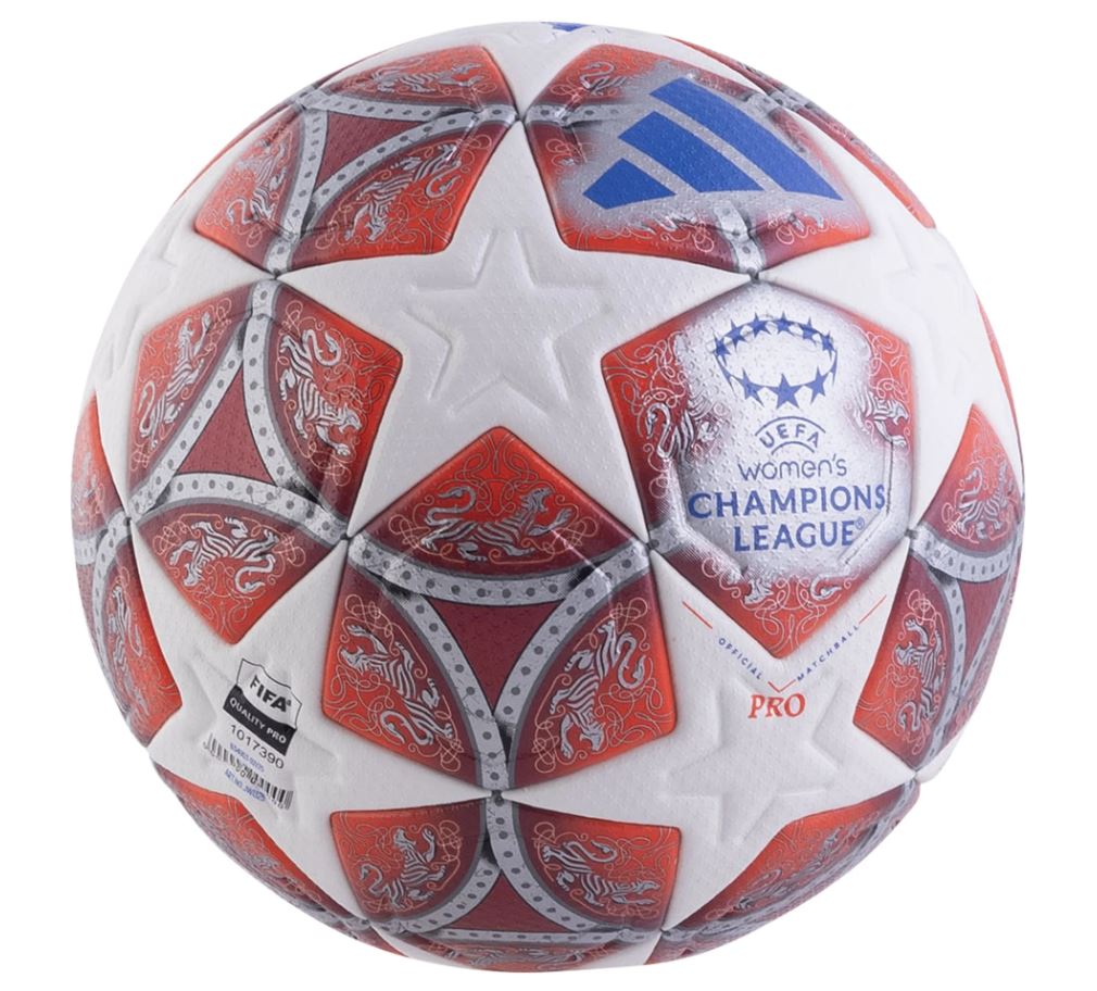 Adidas UEFA Women's Champions League Pro Soccer Ball 2026 - White/Red