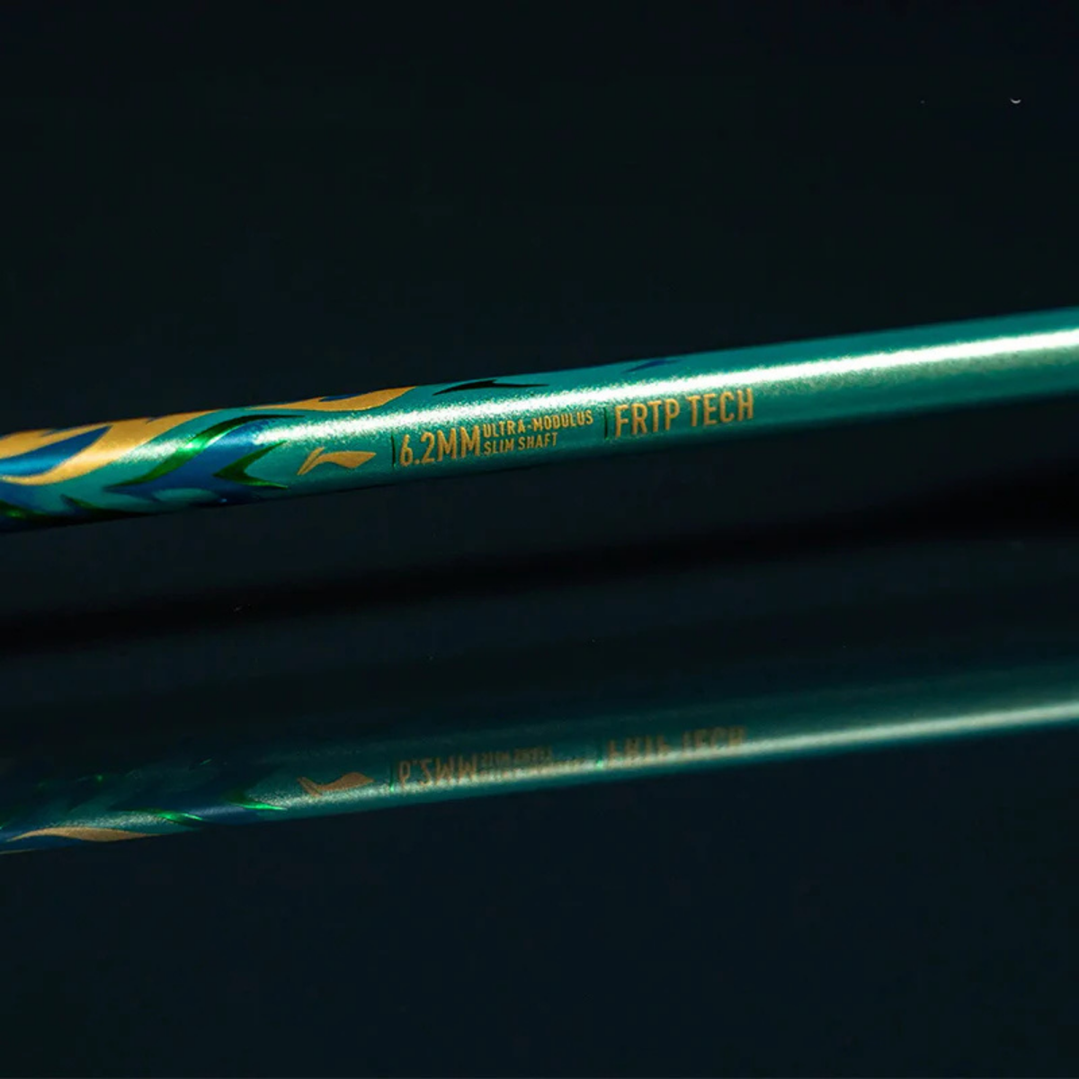 Li-Ning AxForce 100 Badminton Racket Gen II - Thunderstorm Green