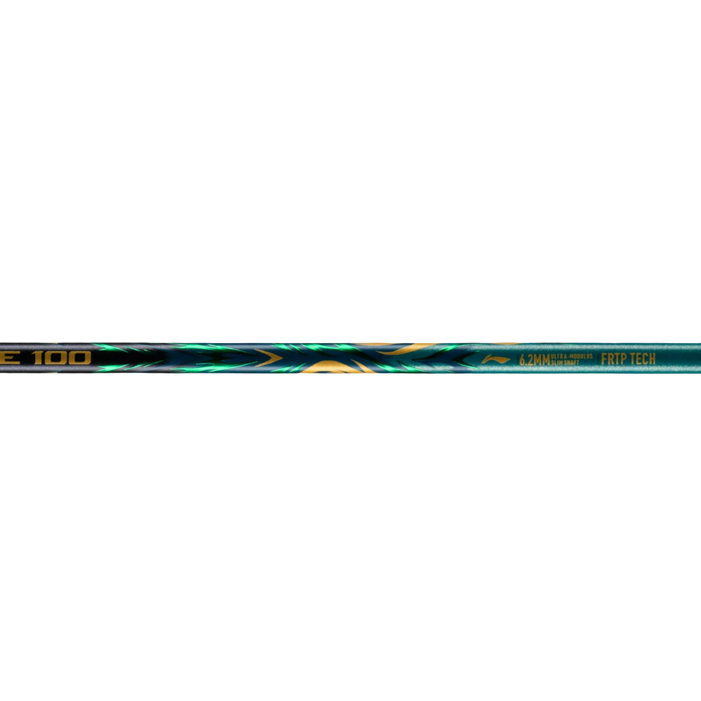 Li-Ning AxForce 100 Badminton Racket Gen II - Thunderstorm Green