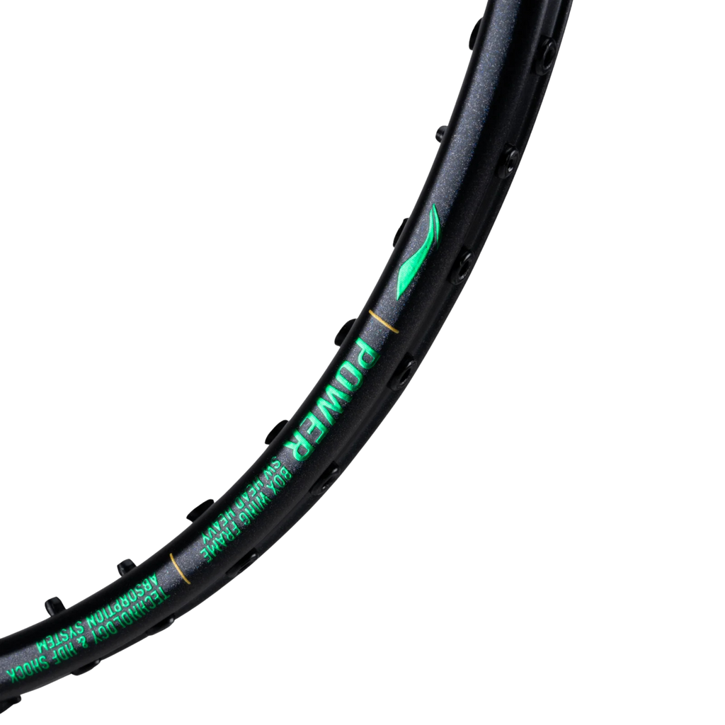 Li-Ning AxForce 100 Badminton Racket Gen II - Thunderstorm Green