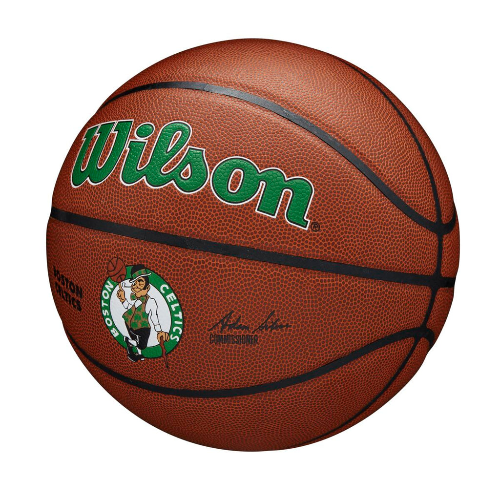 Personalised WILSON - NBA Team Composite Boston Celtics Basketball